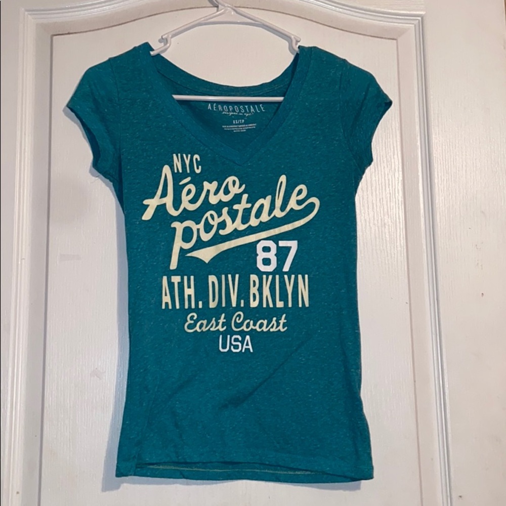 Xs Teal Aeropostale shirt